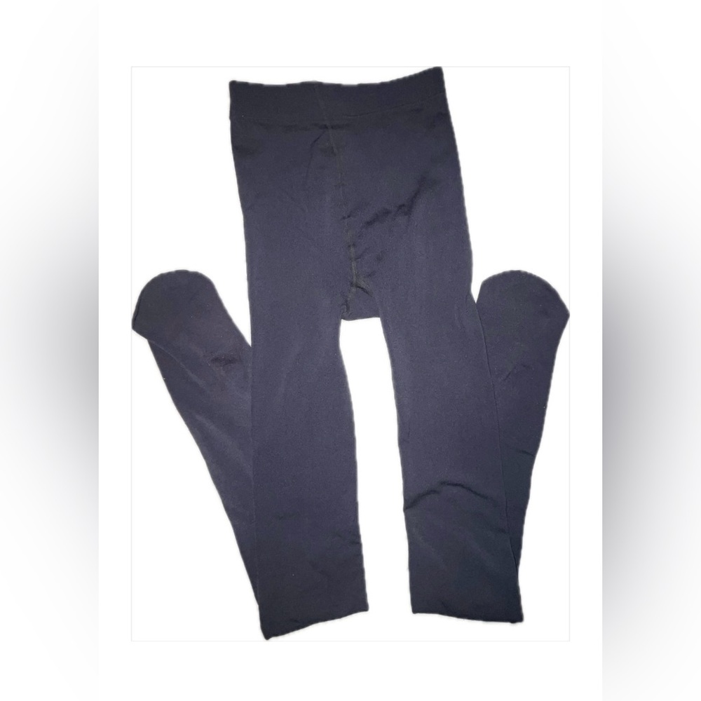 Dark Gray Footed Insulated Tights / Leggings
